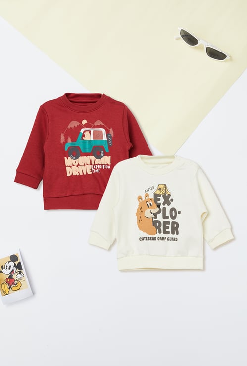 Boys Printed Sweatshirt - Pack of 2
