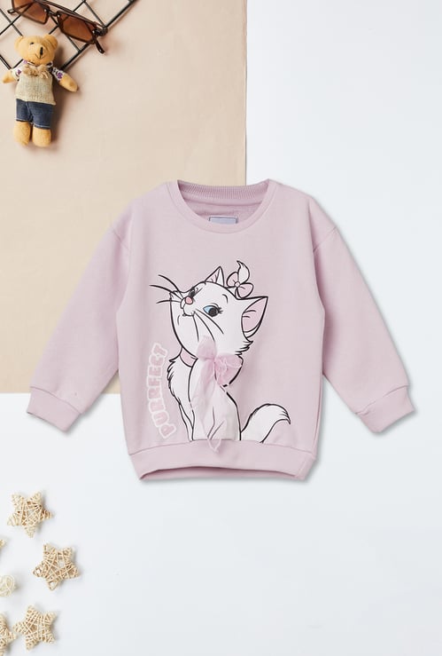 Girls Marie Printed Sweatshirt