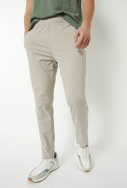 Men Solid Athleisure Track Pants