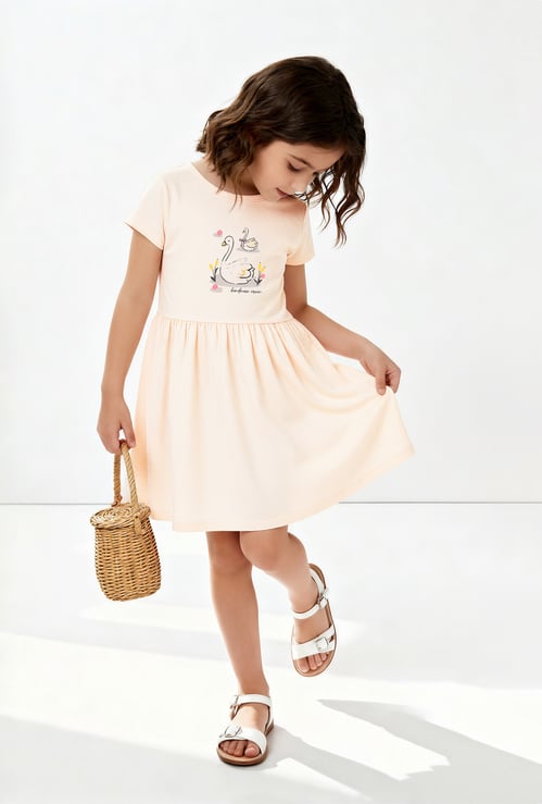Girls Printed Dress