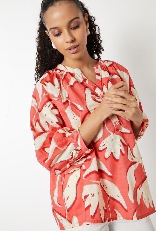 Women Floral Print Tunic