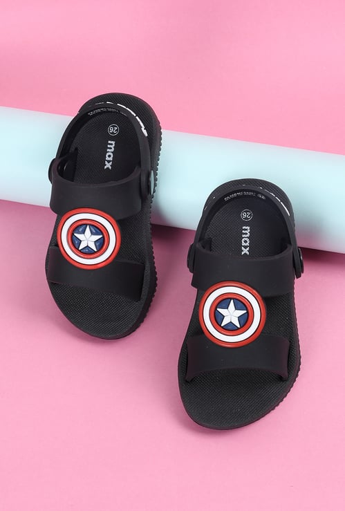 Boys Captain America Double Strap Sandals