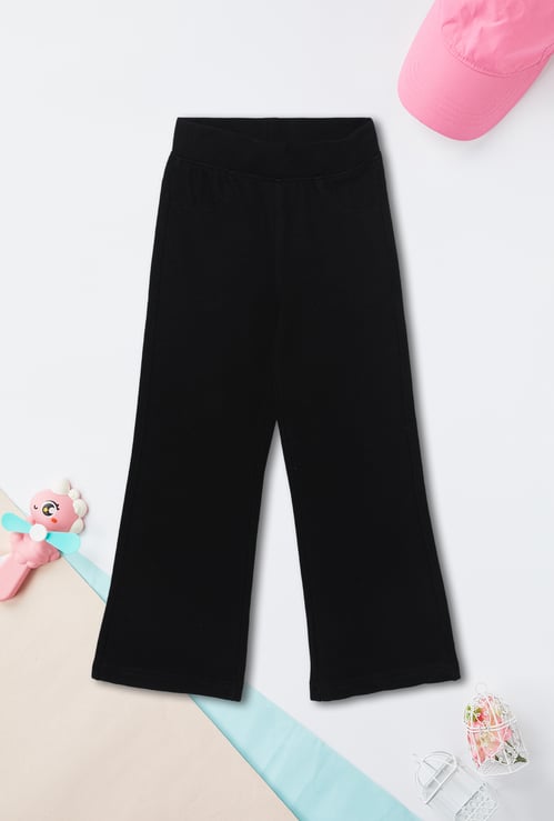 Girls Solid Track Pants