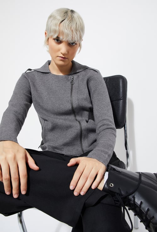 ALAYA F x URB_N Women Knit Jacket