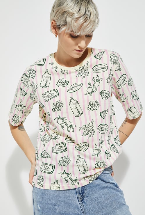 URB_N Women Printed T-shirt