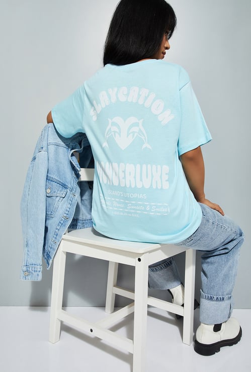 URB_N Women Printed Relaxed Fit T-shirt