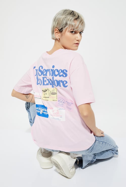 ALAYA F x URB_N Women Back Print T-shirt