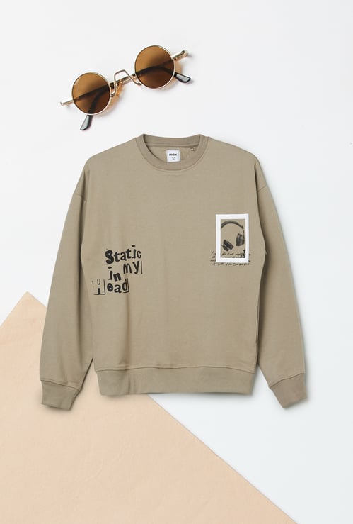 Boys Printed Oversized T-shirt