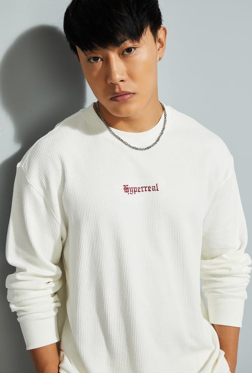 URB_N Men Textured T-shirt