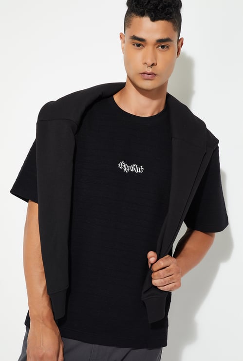 URB_N Men Printed Oversized T-shirt