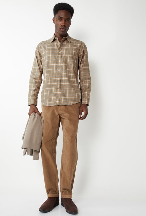 Men Checked Regular Fit Shirt