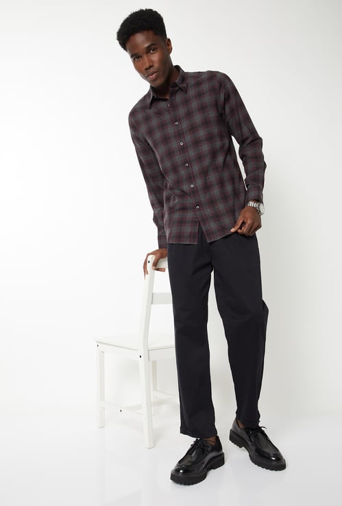Men Checked Regular Fit Shirt