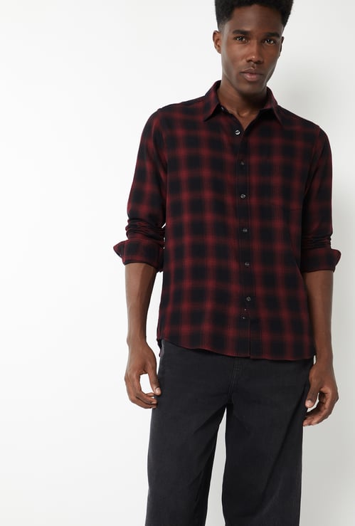 Men Checked Regular Fit Shirt