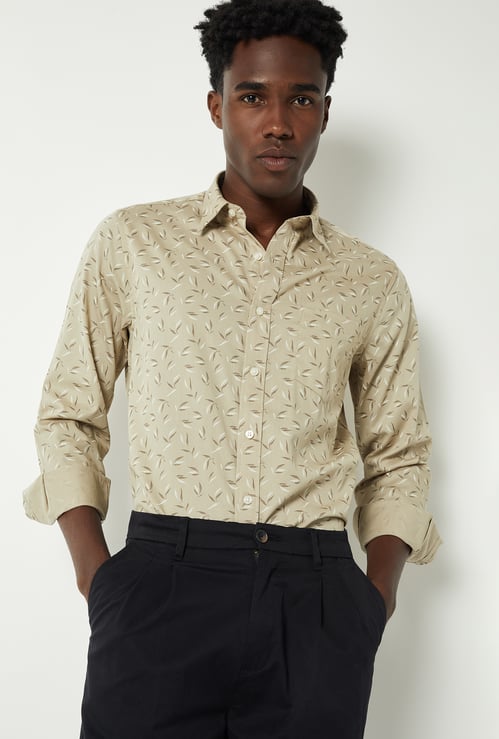 Men Printed Slim Fit Shirt
