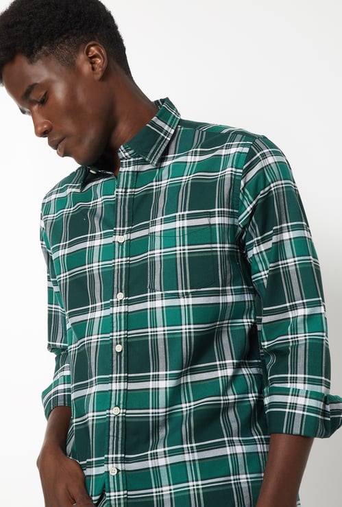 Men Checked Regular Fit Shirt