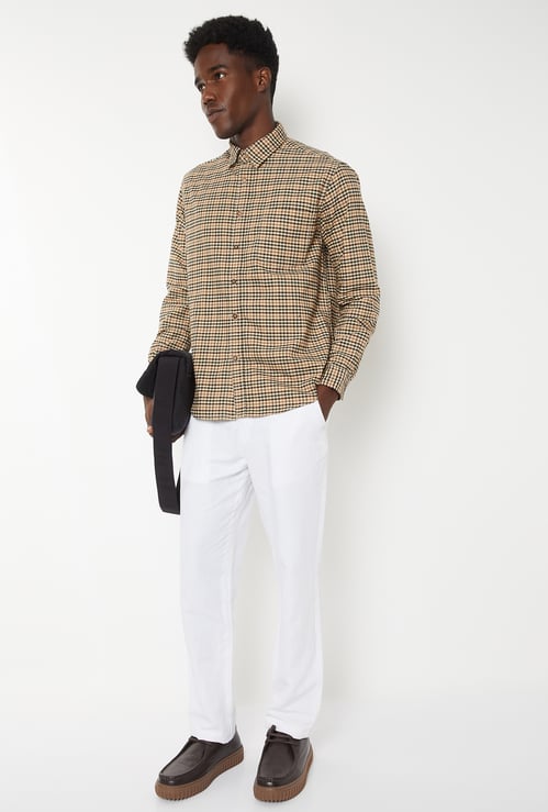 Men Checked Regular Fit Shirt