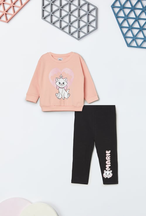 Girls Marie Print Leggings Set