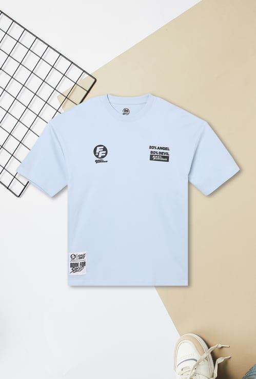 Boys Fast & Furious Print Oversized T-shirt
