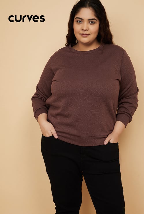 ALAYA F x URB_N Women Patterned Sweatshirt