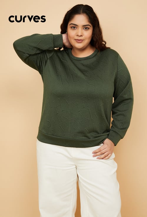 ALAYA F x URB_N Women Patterned Sweatshirt