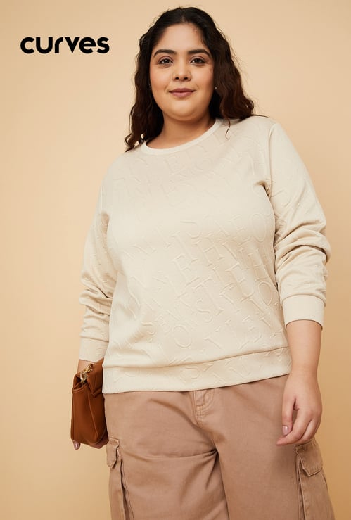 ALAYA F x URB_N Women Patterned Sweatshirt