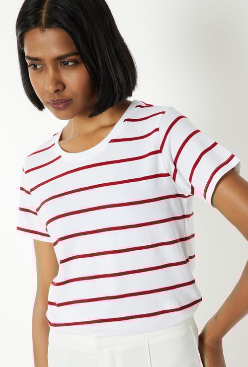 Women Striped T-shirt