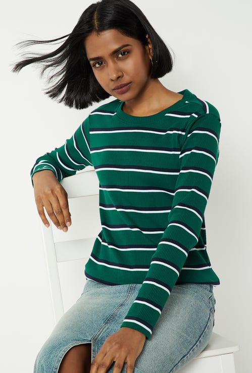 Women Striped T-shirt