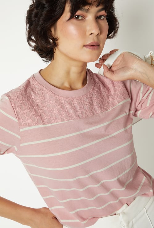 Women Striped T-shirt