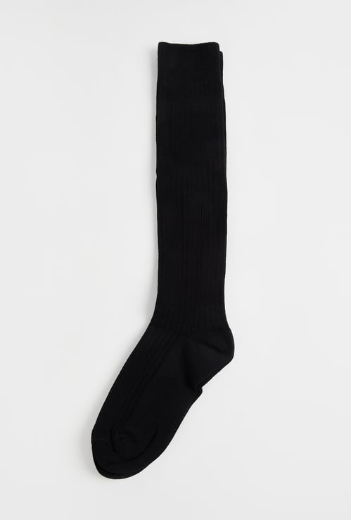 Women Solid Knee Length Socks