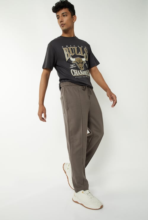 Men Pintuck Athleisure Track Pants