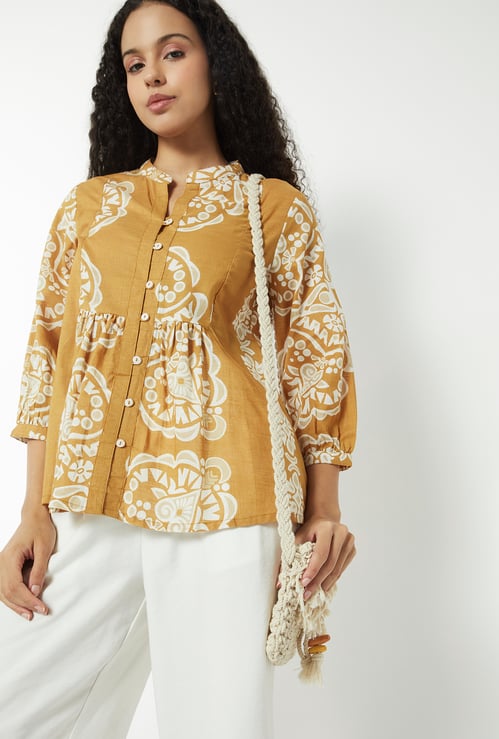 Women Printed A-line Tunic