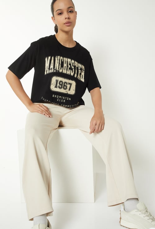 Women Printed Oversized T-shirt