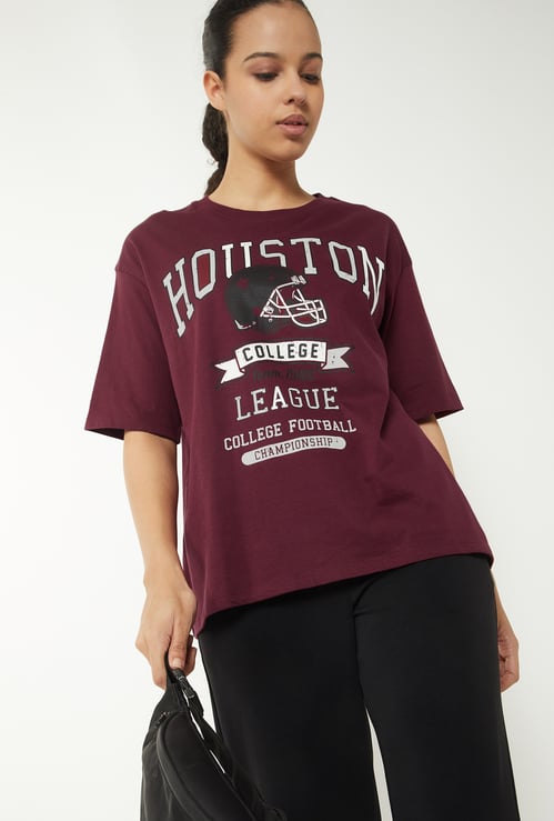 Women Printed Oversized T-shirt