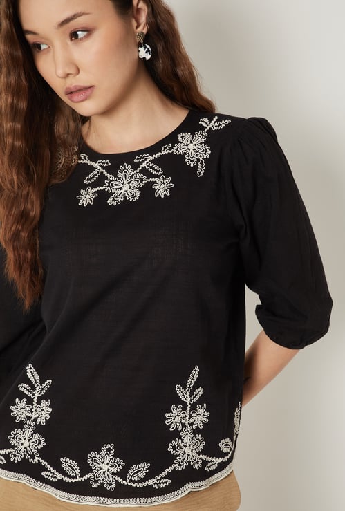Women Embroidered Top