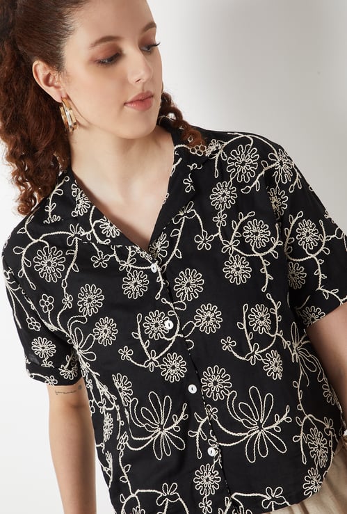 Women Embroidered Shirt