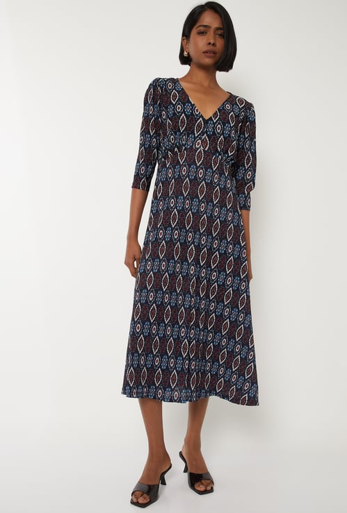 Women Printed A-line Dress