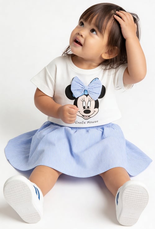 Girls Minnie Skort Set