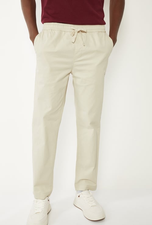 Men Solid Trousers