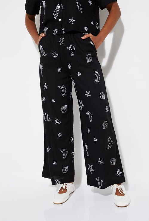 ALAYA F x URB_N Women Embroidered Trousers