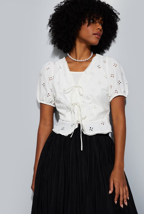 ALAYA F x URB_N Women Schifilli Top with Camisole