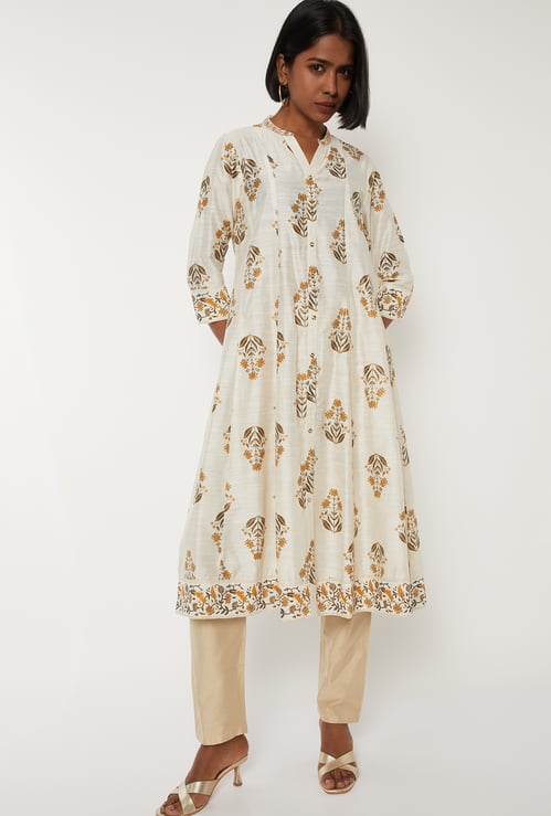 Women Printed Kalidar Kurta