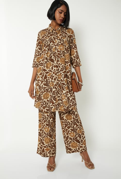 Women Printed A-line Kurta Set