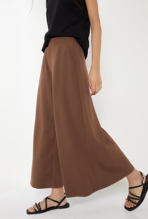 Women Solid Loose Fit Trousers