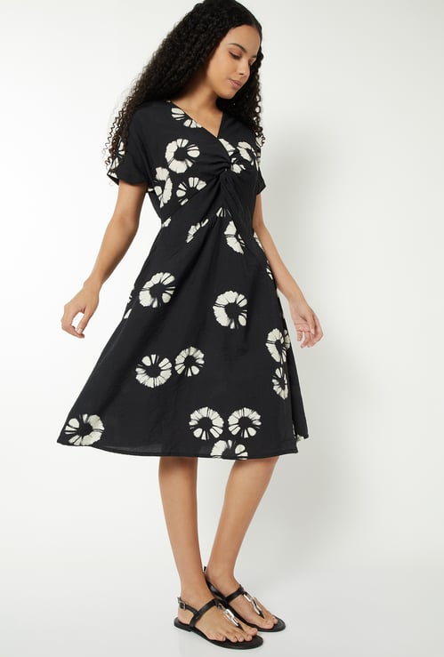 Women Printed A-line Dress