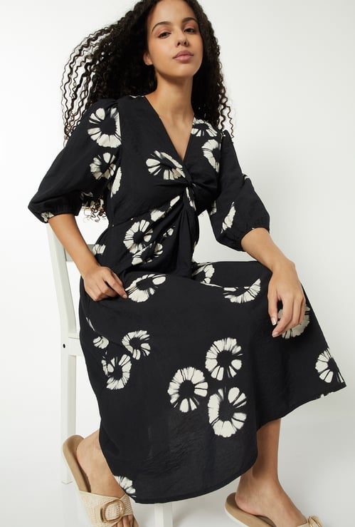 Women Printed A-line Dress