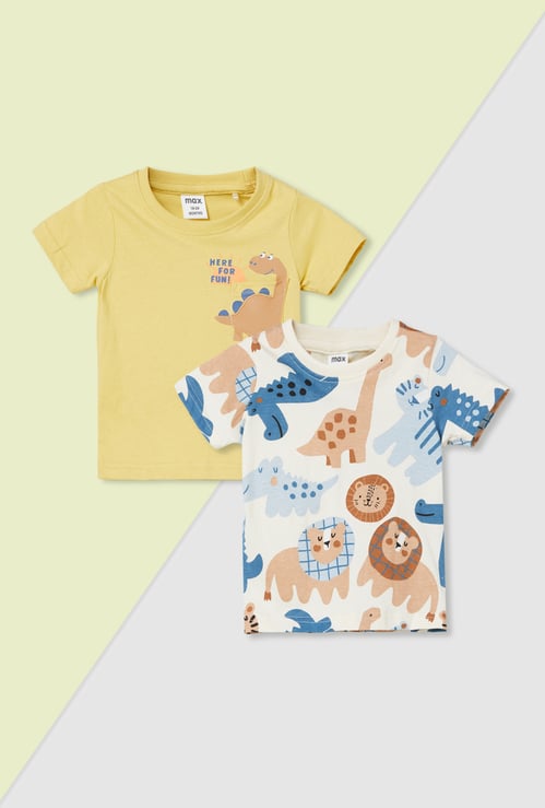 Boys Printed T-shirt - Pack of 2