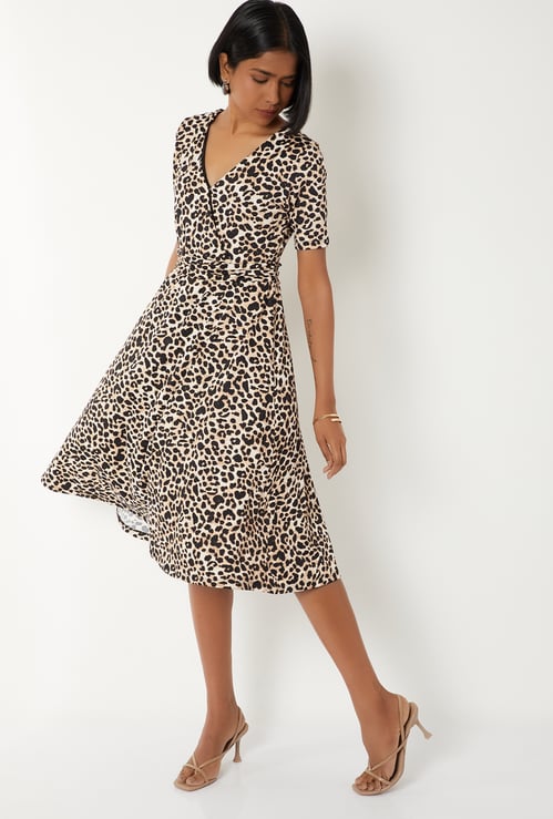 Women Printed A-line Dress