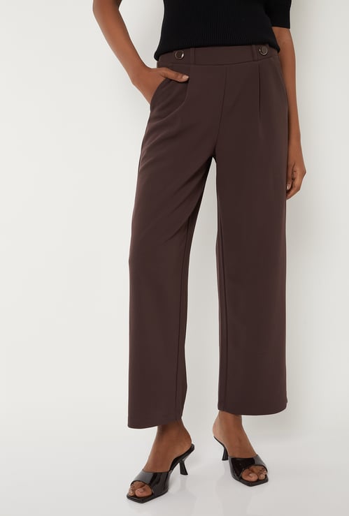 Women Solid Trousers