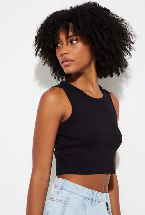 ALAYA F x URB_N Women Ribbed Tank Top