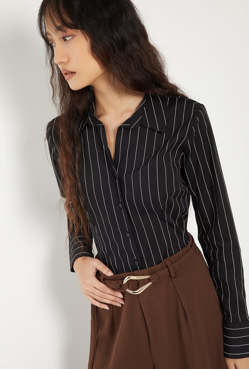 Women Striped Regular Fit Shirt